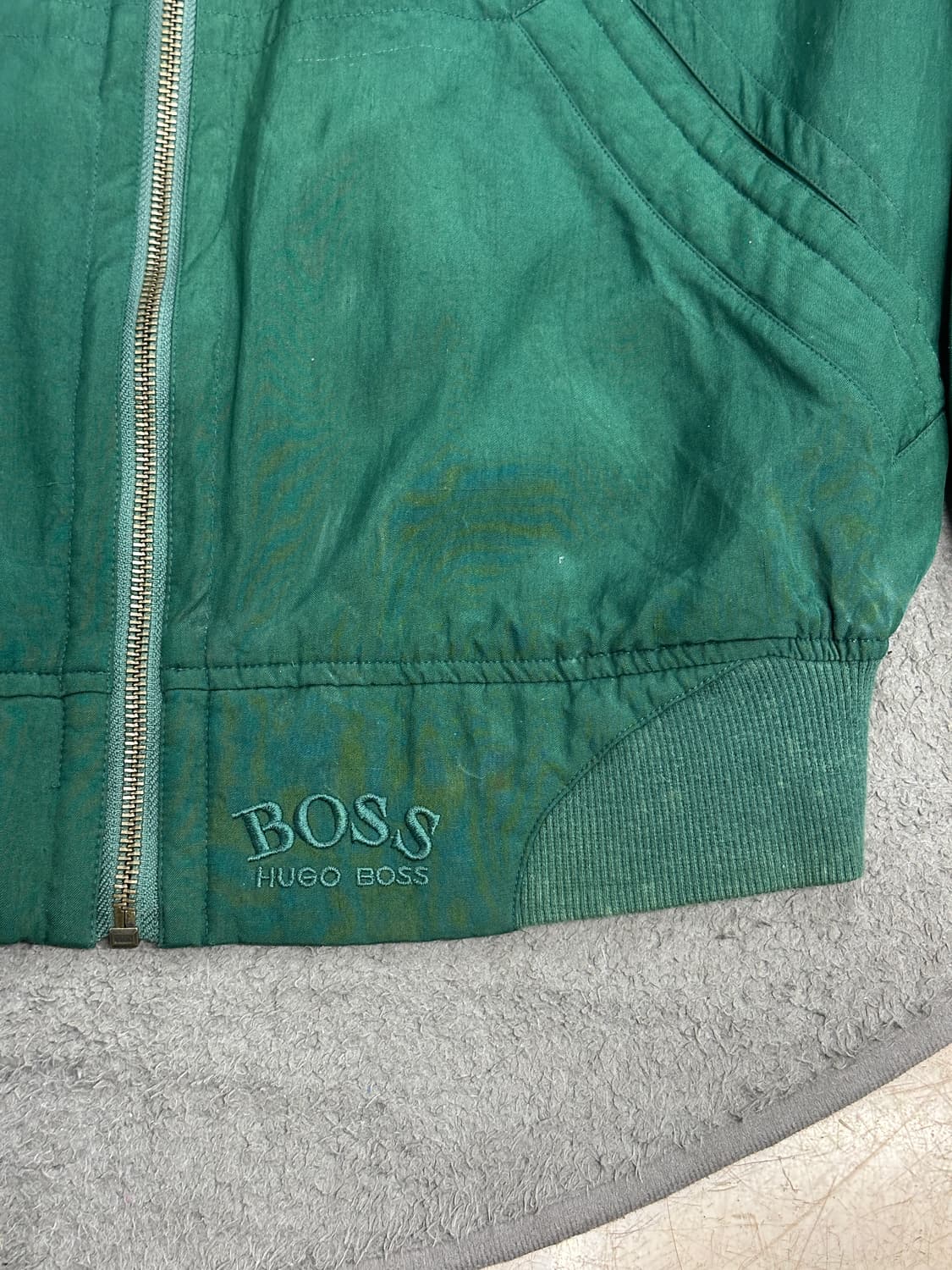 80s Hugo Boss 실크 봄버 자켓 48 상품이미지6