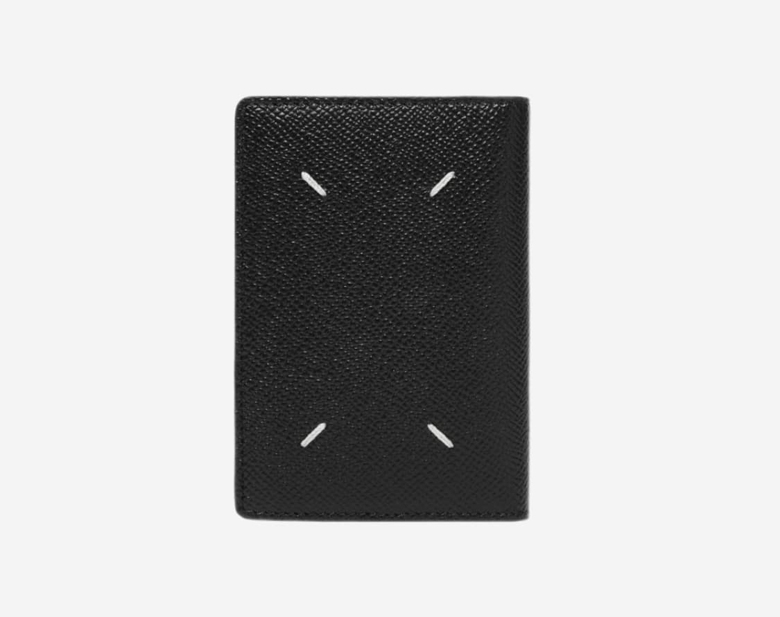 마르지엘라 레더 바이폴드 카드 홀더 블랙 카드지갑 상품이미지1