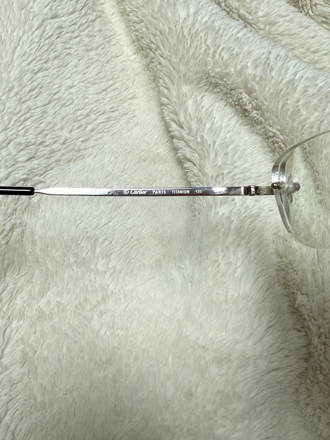 까르띠에 티타늄 무테 안경 상품이미지3