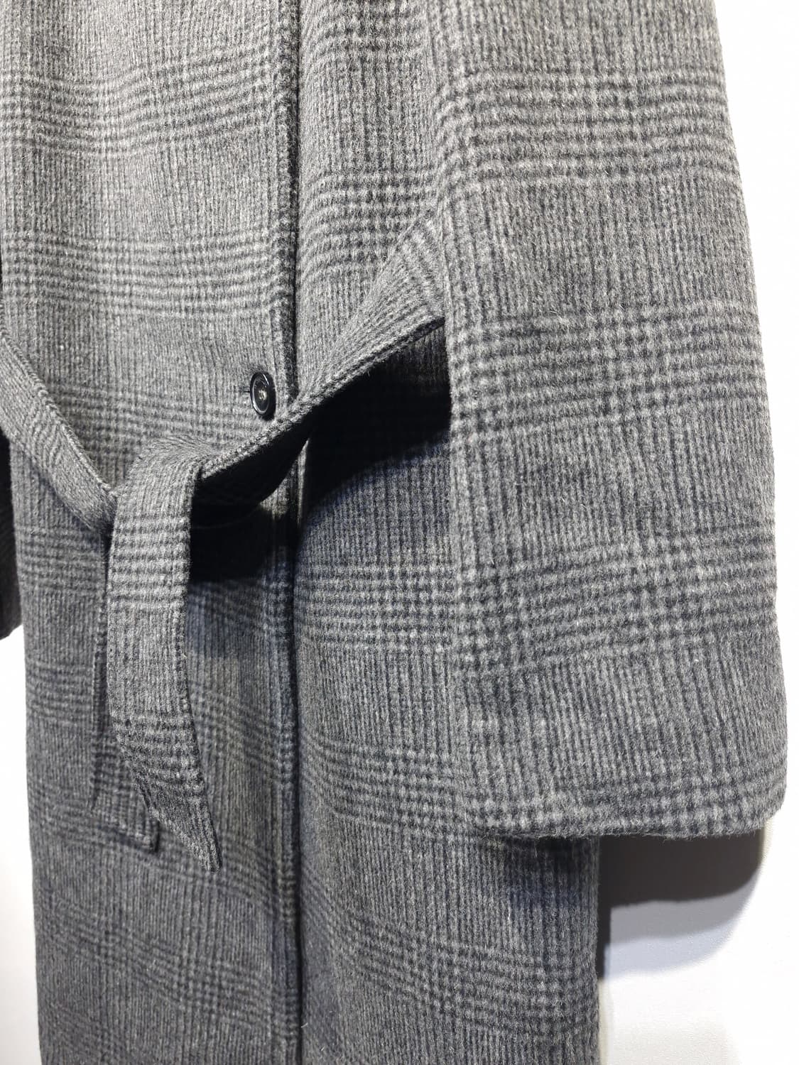 닐바이피 스탠다드 체크 더블 코트_32사이즈 상품이미지6