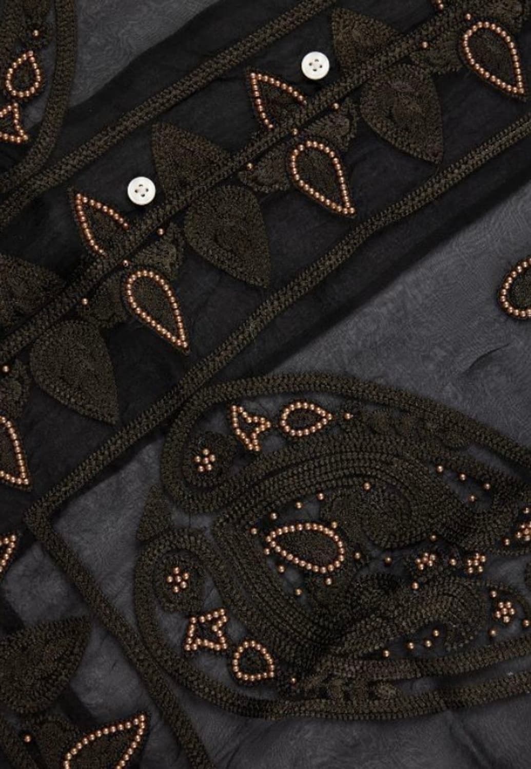 BODE 페이즐리 비즈 장식 실크 셔츠 상품이미지8