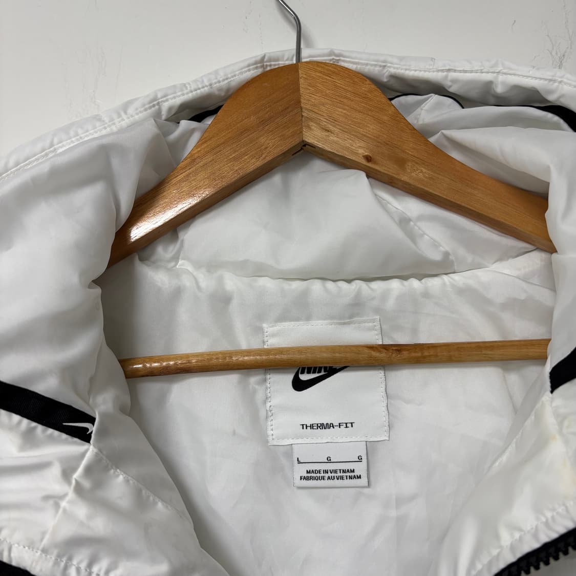 나이키 스우시 화이트 푸퍼 점퍼 상품이미지6