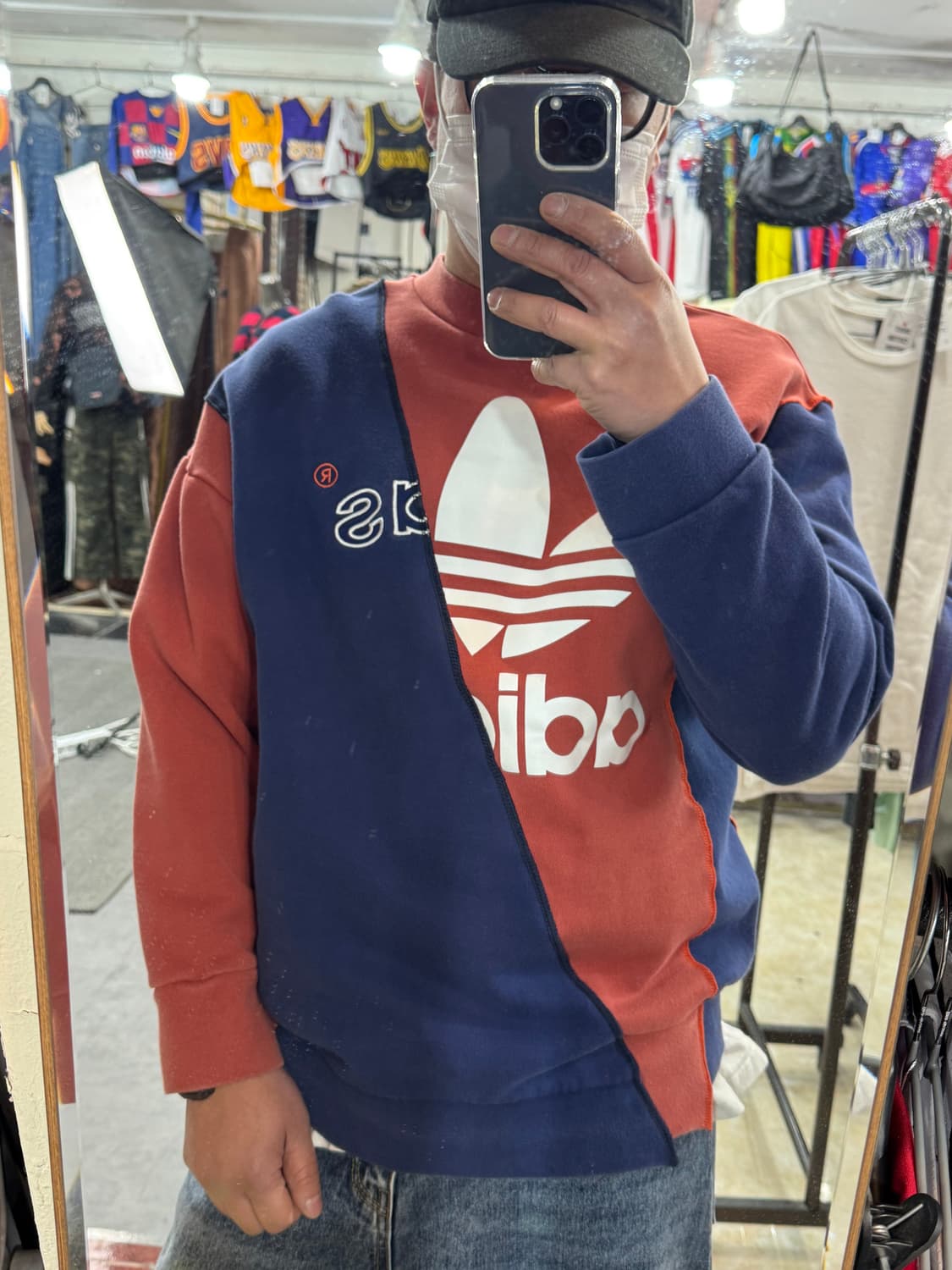 아디다스 믹스커스텀 맨투맨 상품이미지7