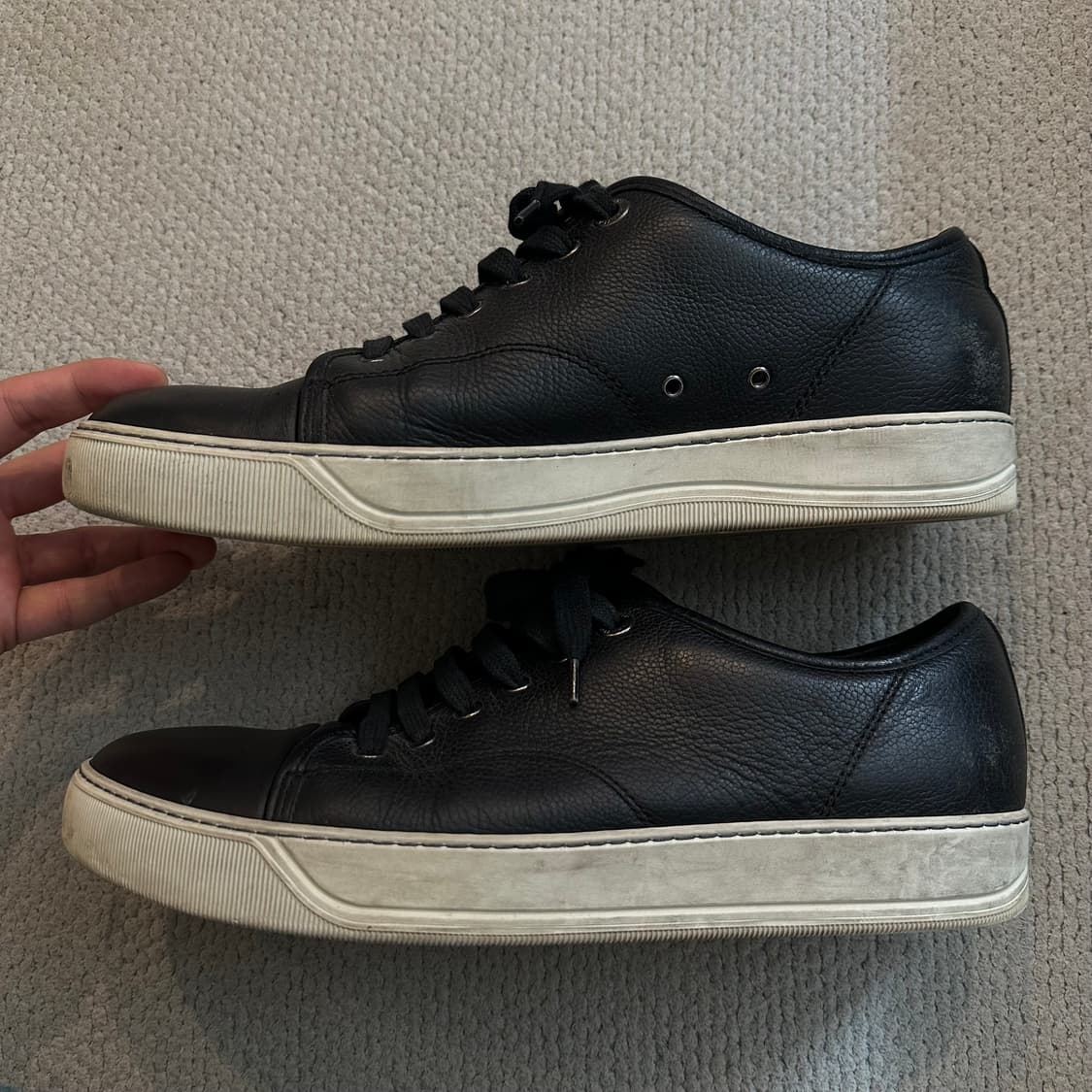 랑방 Lanvin 레더 스니커즈 상품이미지7