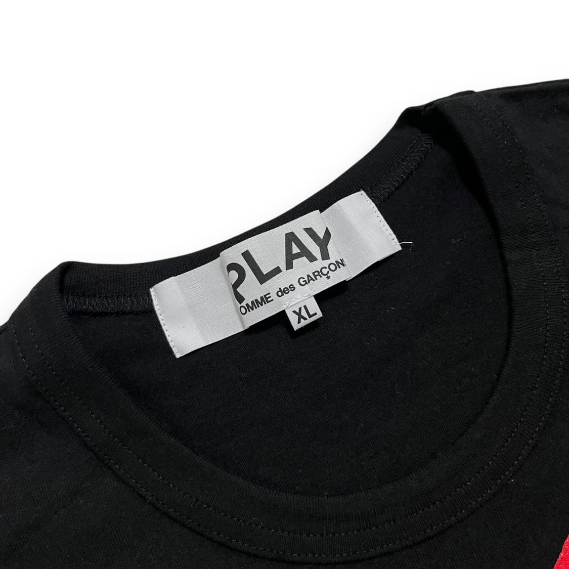꼼데 가르송 빅하트 페인티드 다크 반팔 티셔츠 (XL) 상품이미지5
