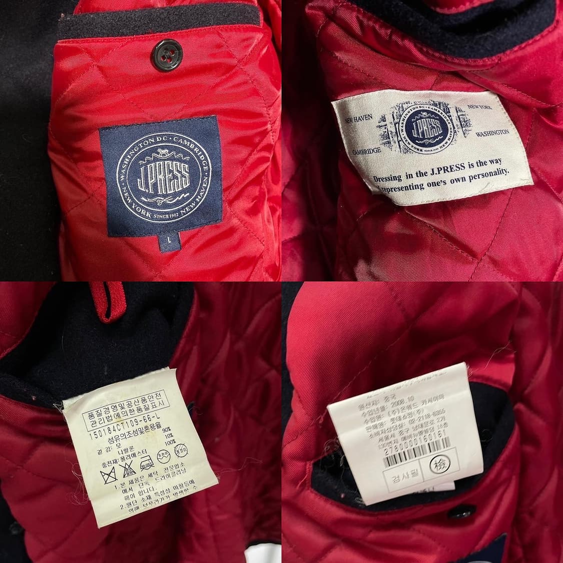 J. PRESS 모직 더블 피코트 상품이미지8