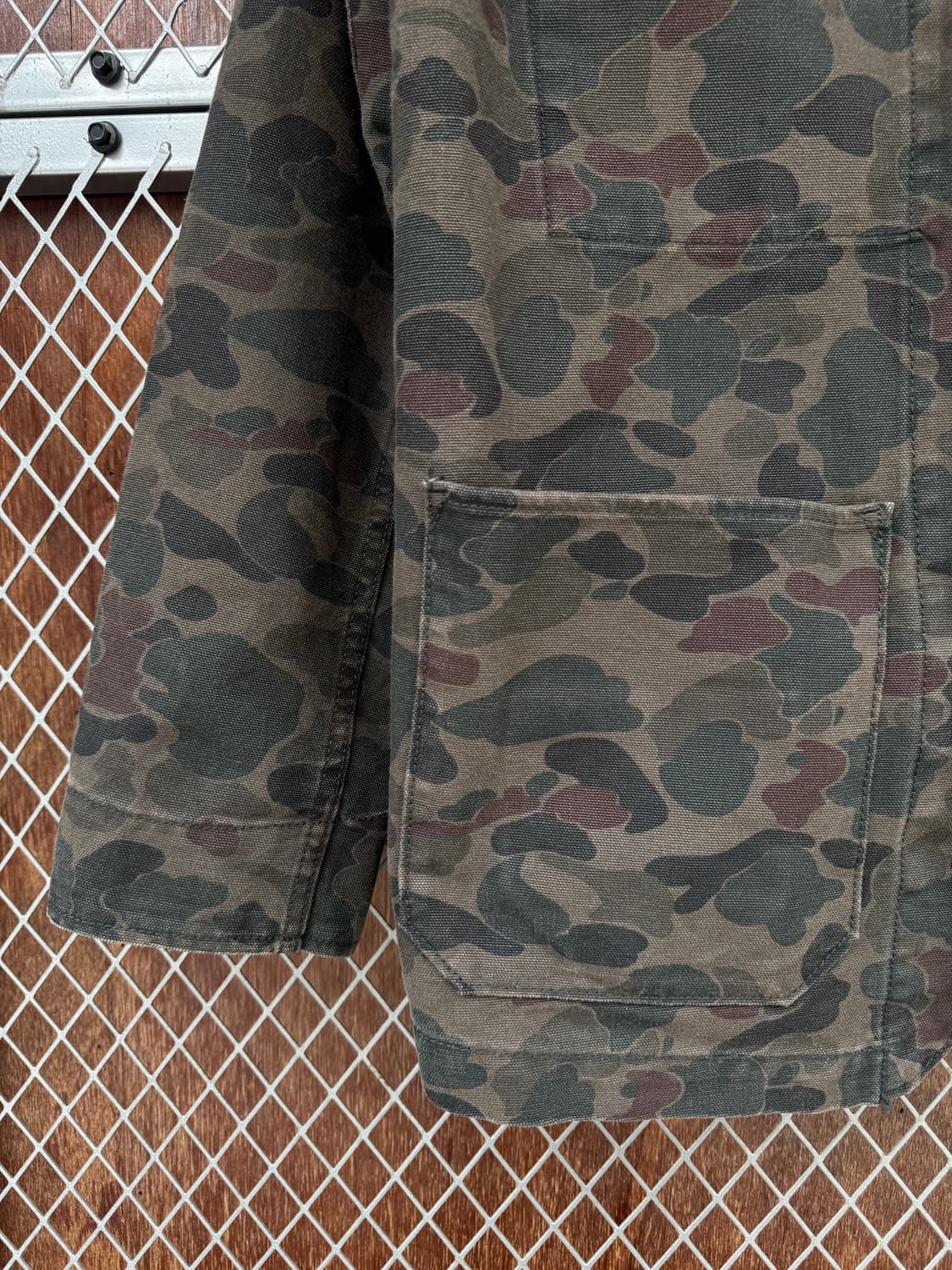 리바이스 카모 커버울 워크 자켓 S 상품이미지4