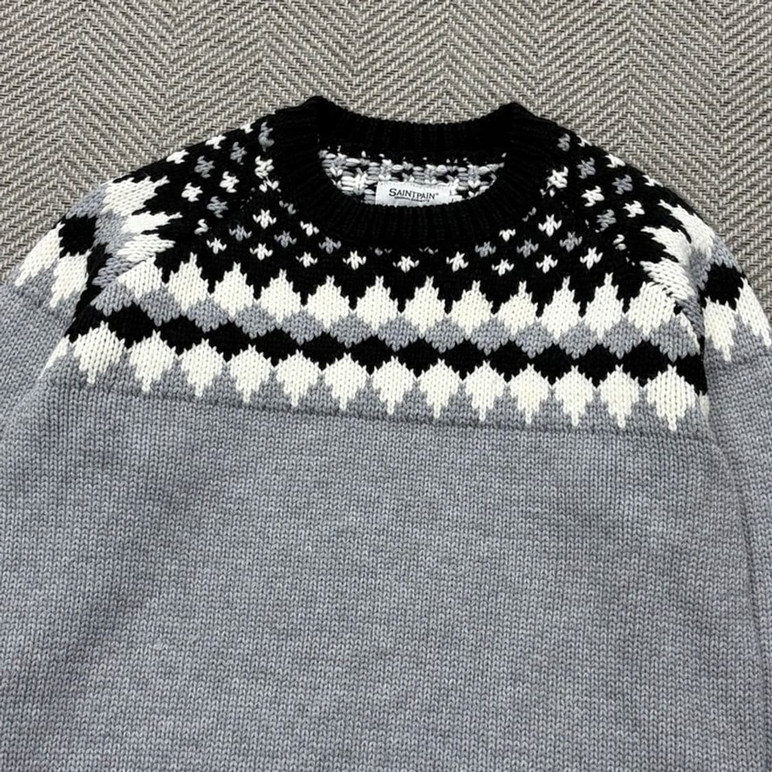 세인트페인 패턴 스웨터 v2360 상품이미지3