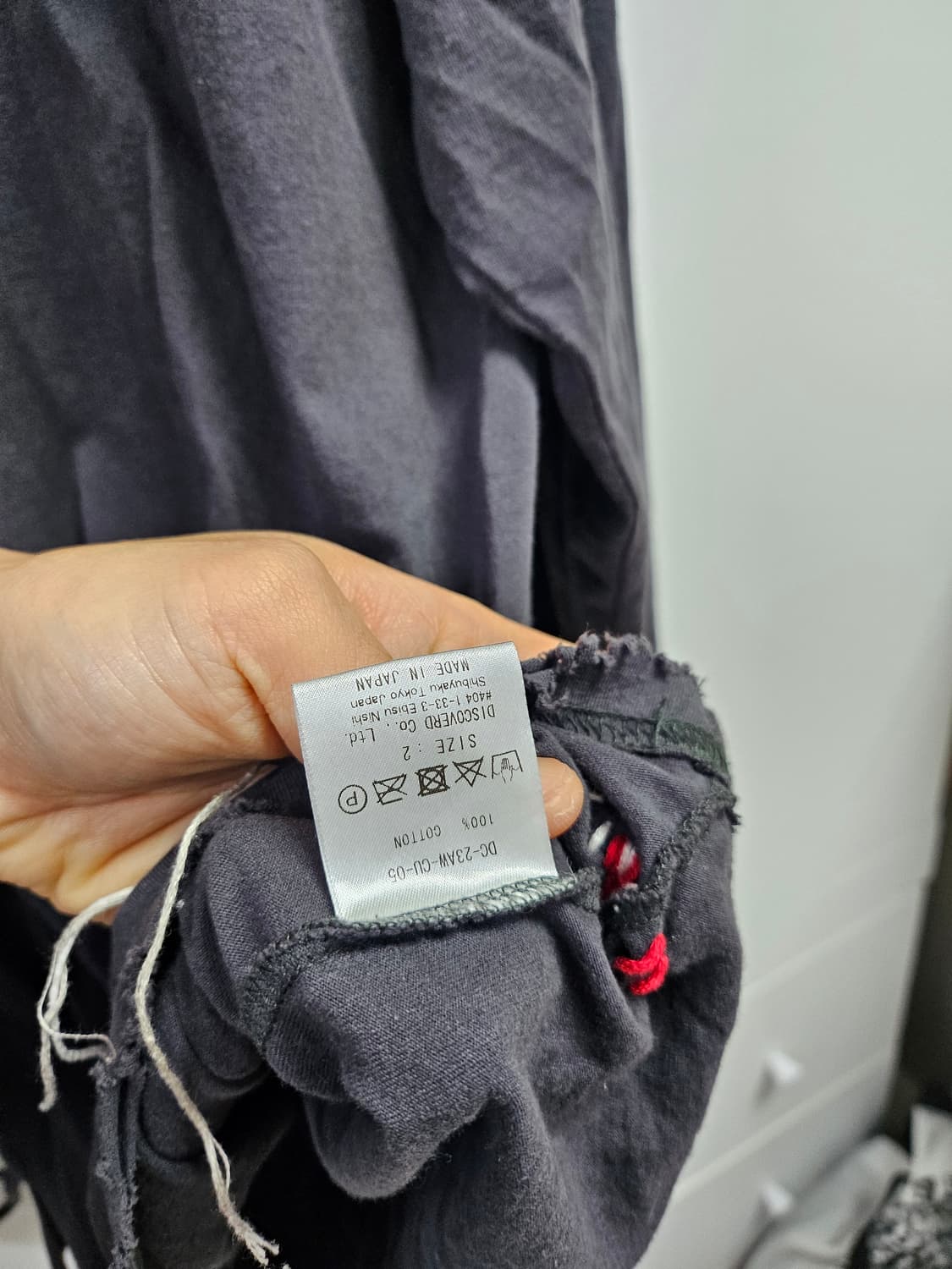 [2]DISCOVERED 롱슬리브 차콜 상품이미지5