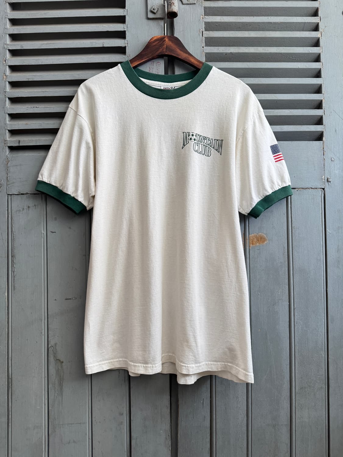 [L]USA 빈티지 Mountain Club 링거 티셔츠 상품이미지2