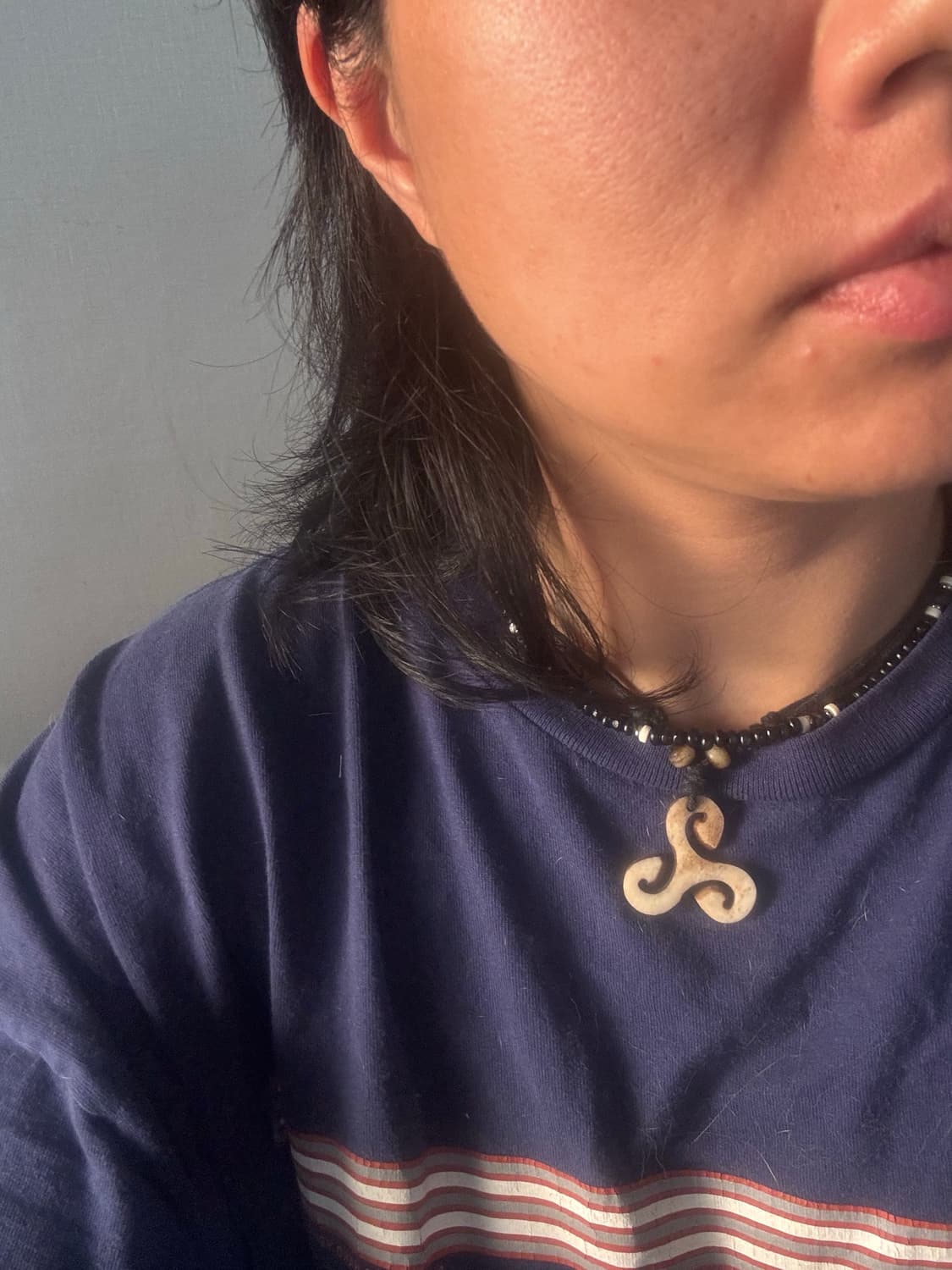 Handmade necklace / black 상품이미지2