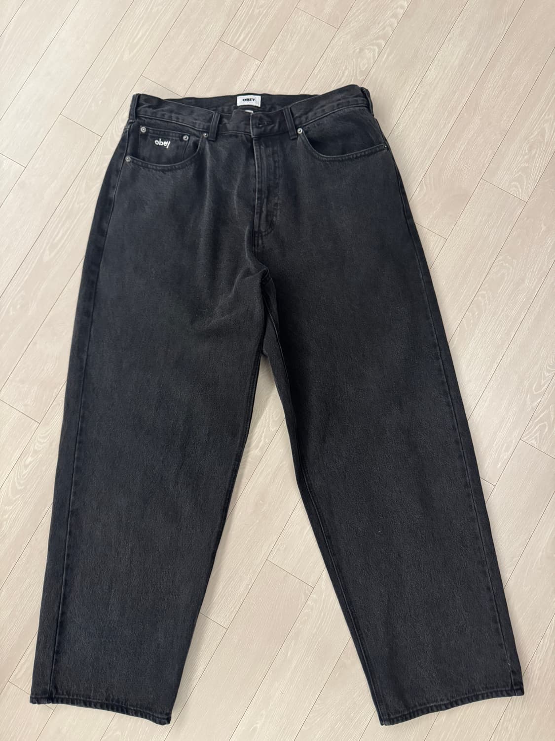 오베이 빅윅 데님팬츠  34 사이즈 ( 거의 새상품) 상품이미지1