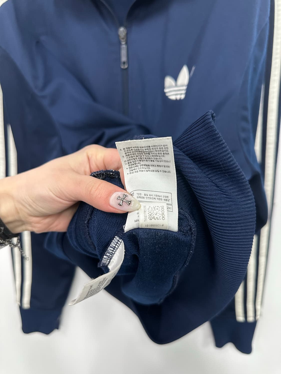 아디다스 네이비 구파이어버드 져지 트랙탑  상품이미지4