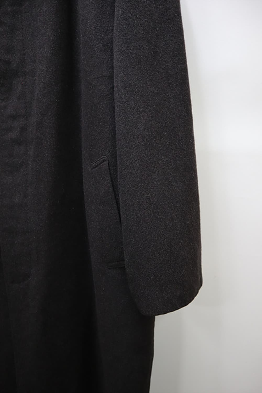 히키프리맨 제냐원단 캐시미어 롱 코트 단추형 상품이미지2