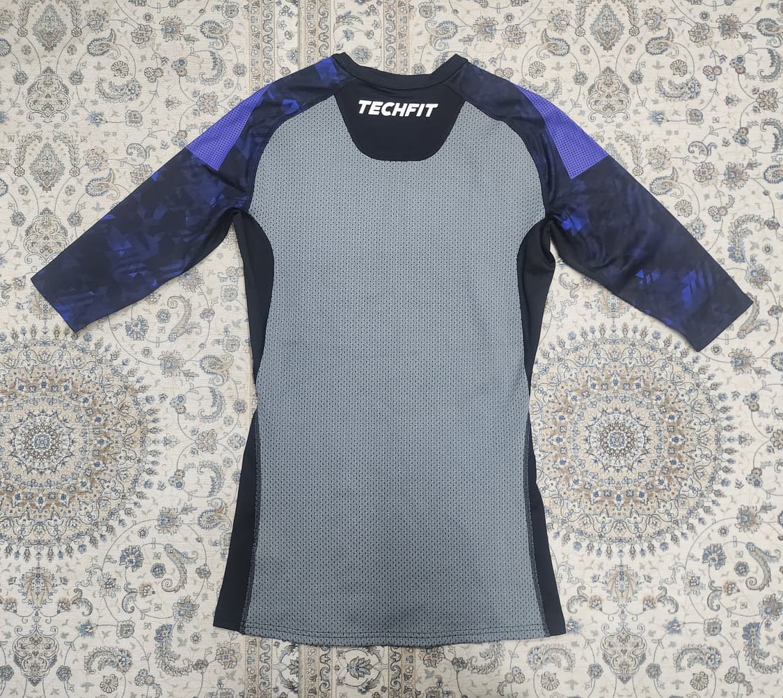 아디다스 테크핏 컴프레션 7부 검/파 XO 상품이미지2