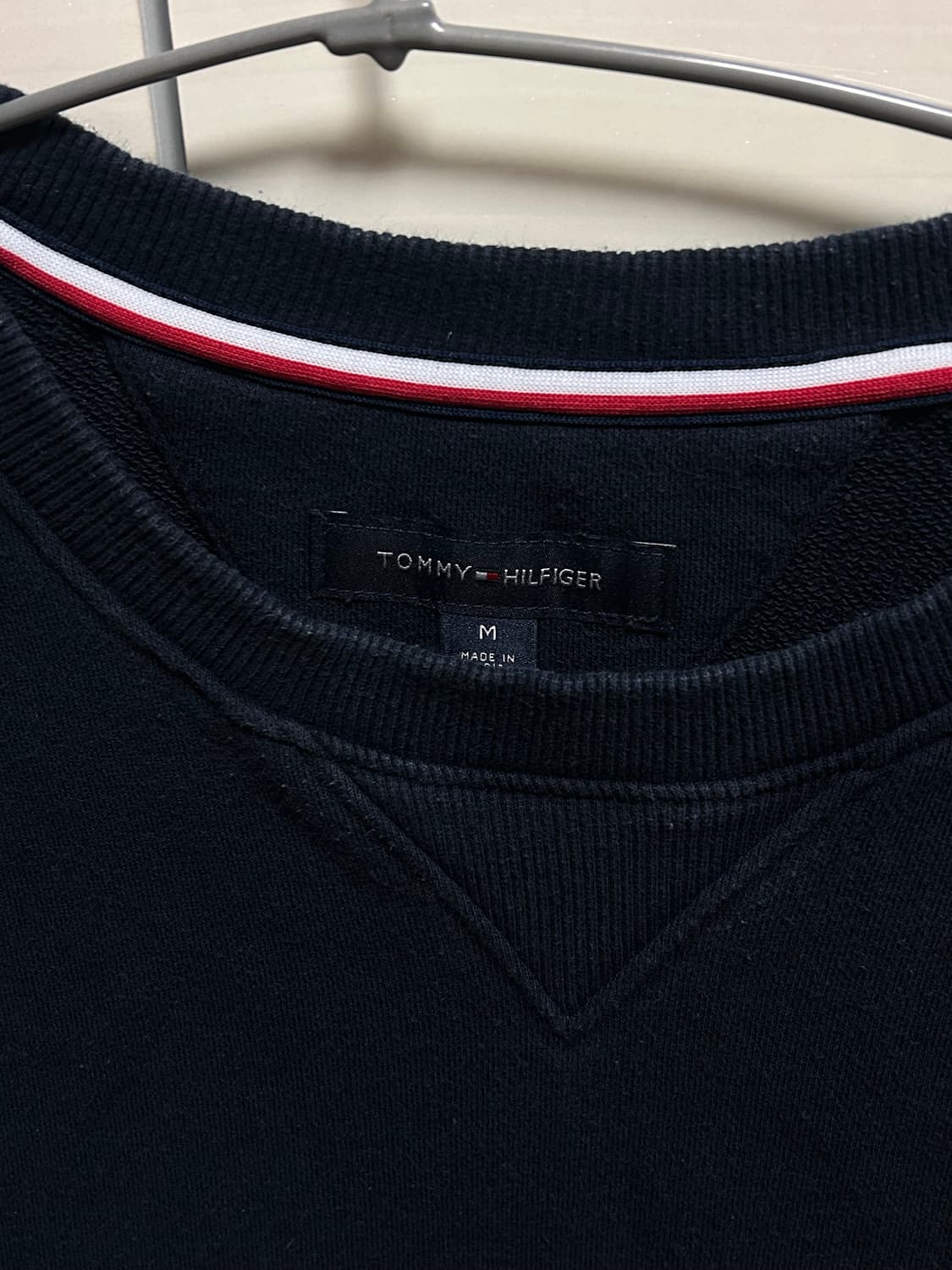 타미힐피거 네이비 맨투맨 M 상품이미지2