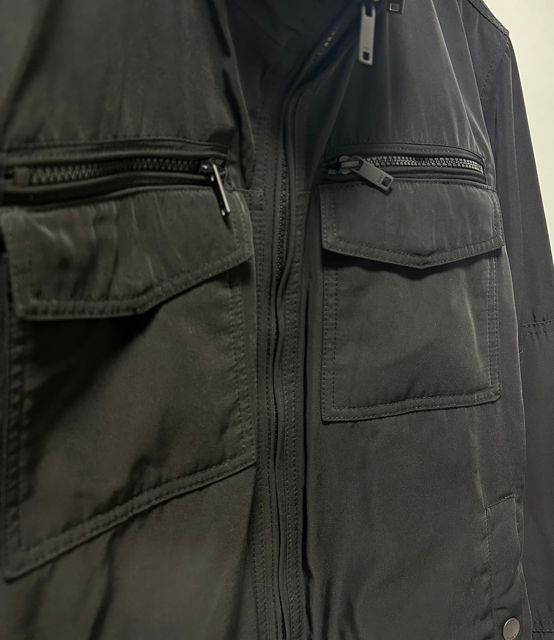 남성 블랙 블루종 자켓 L사이즈 상품이미지5