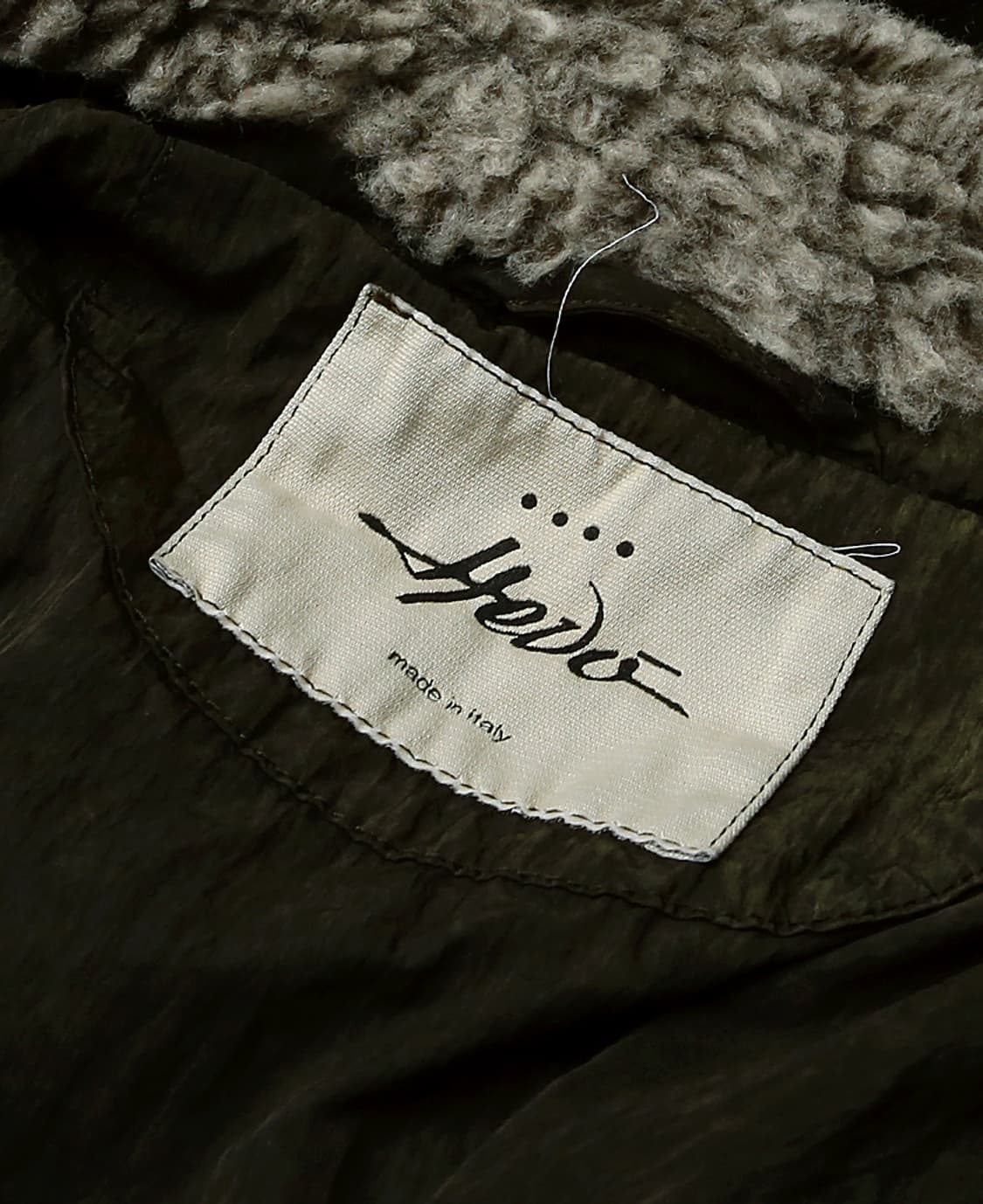 헤보 [Hevo] 올리브 그린 나일론 밀리터리 필드자켓 스톤아일랜드 원단 상품이미지9