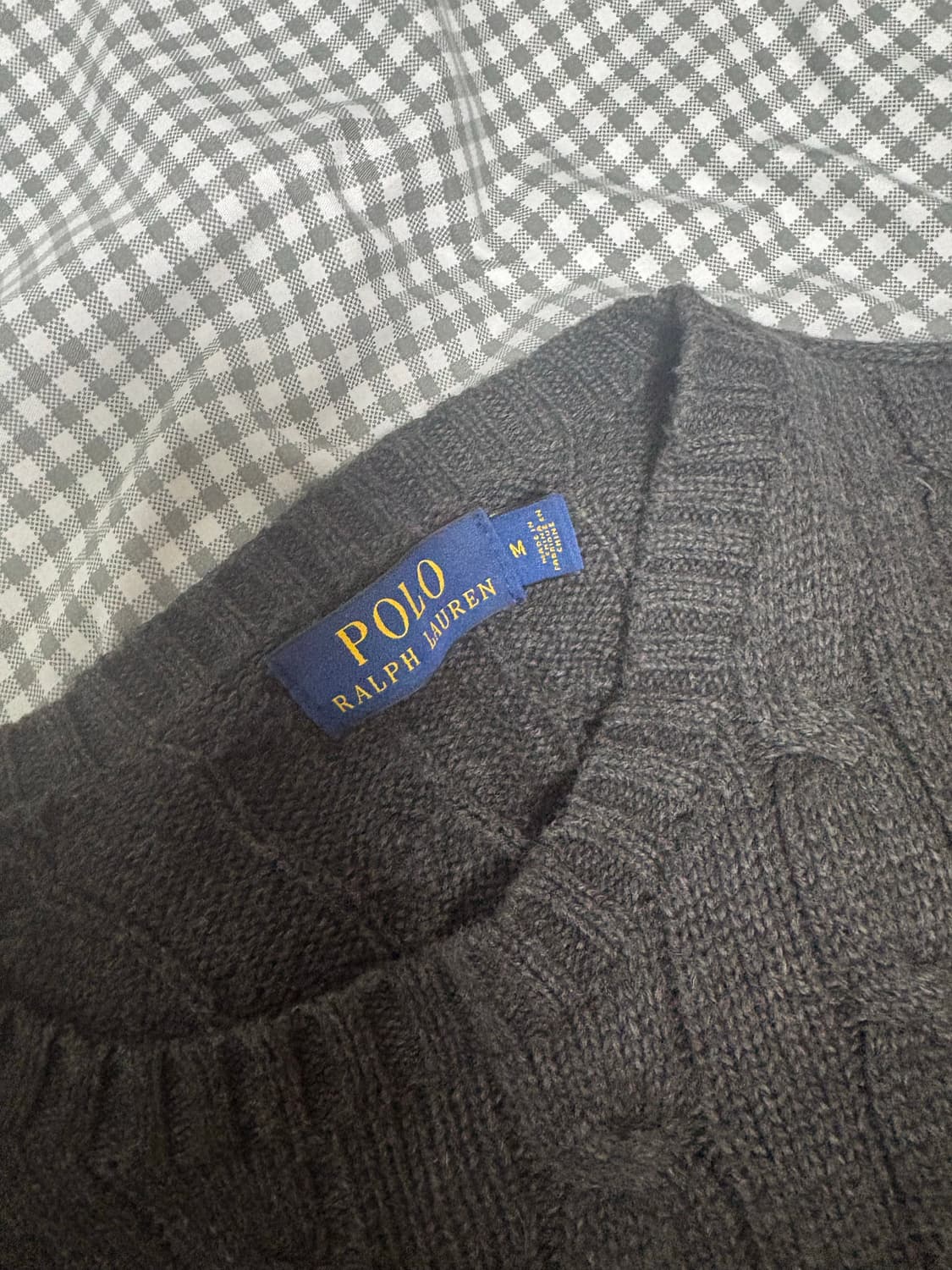 폴로랄프로렌 꽈배기니트 m 상품이미지2