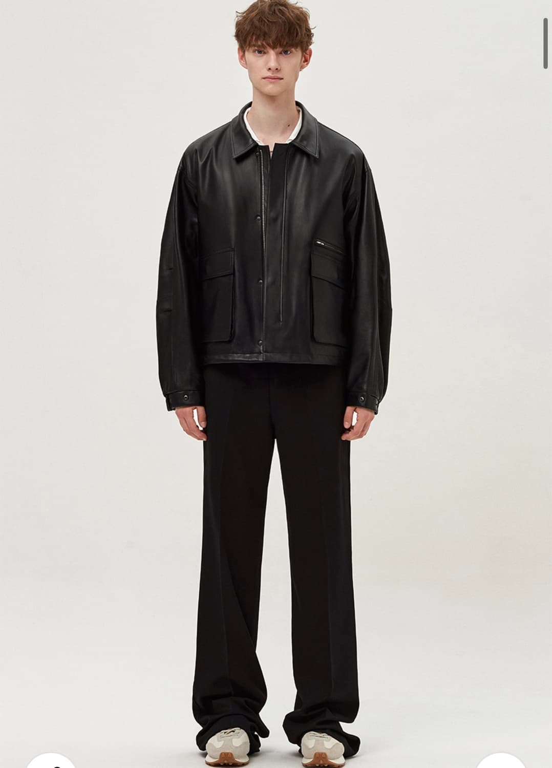 [100-105] 도프제이슨 오버핏 램스킨 자켓 상품이미지3