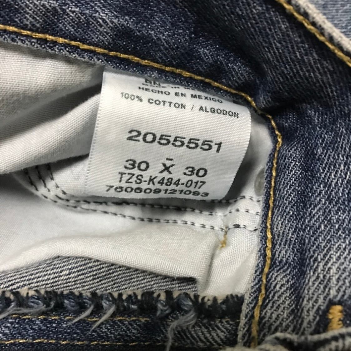 LEE 스트레이트 핏 데님 팬츠 30사이즈 상품이미지3