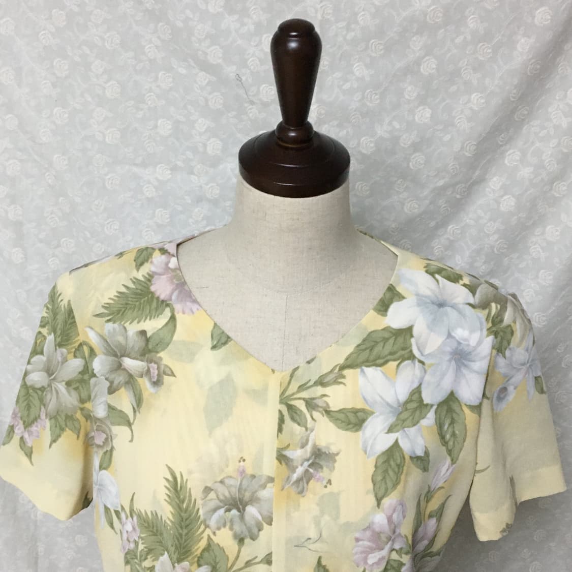 빈티지 옐로우 플라워 원피스 상품이미지6