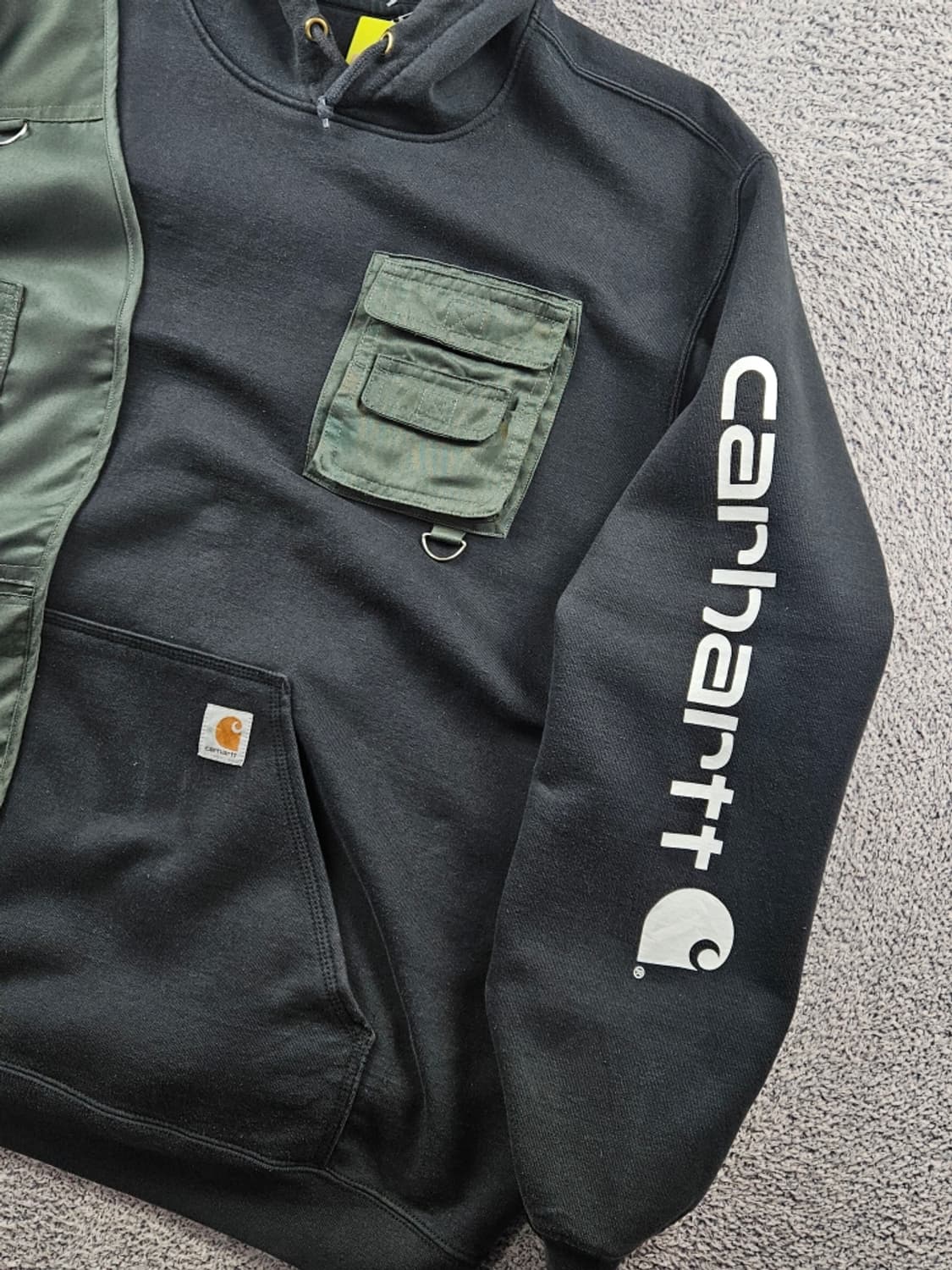칼하트 포켓 베스트 커스텀 스웻 후드 티셔츠 ( 2XL ) / 10988 상품이미지7