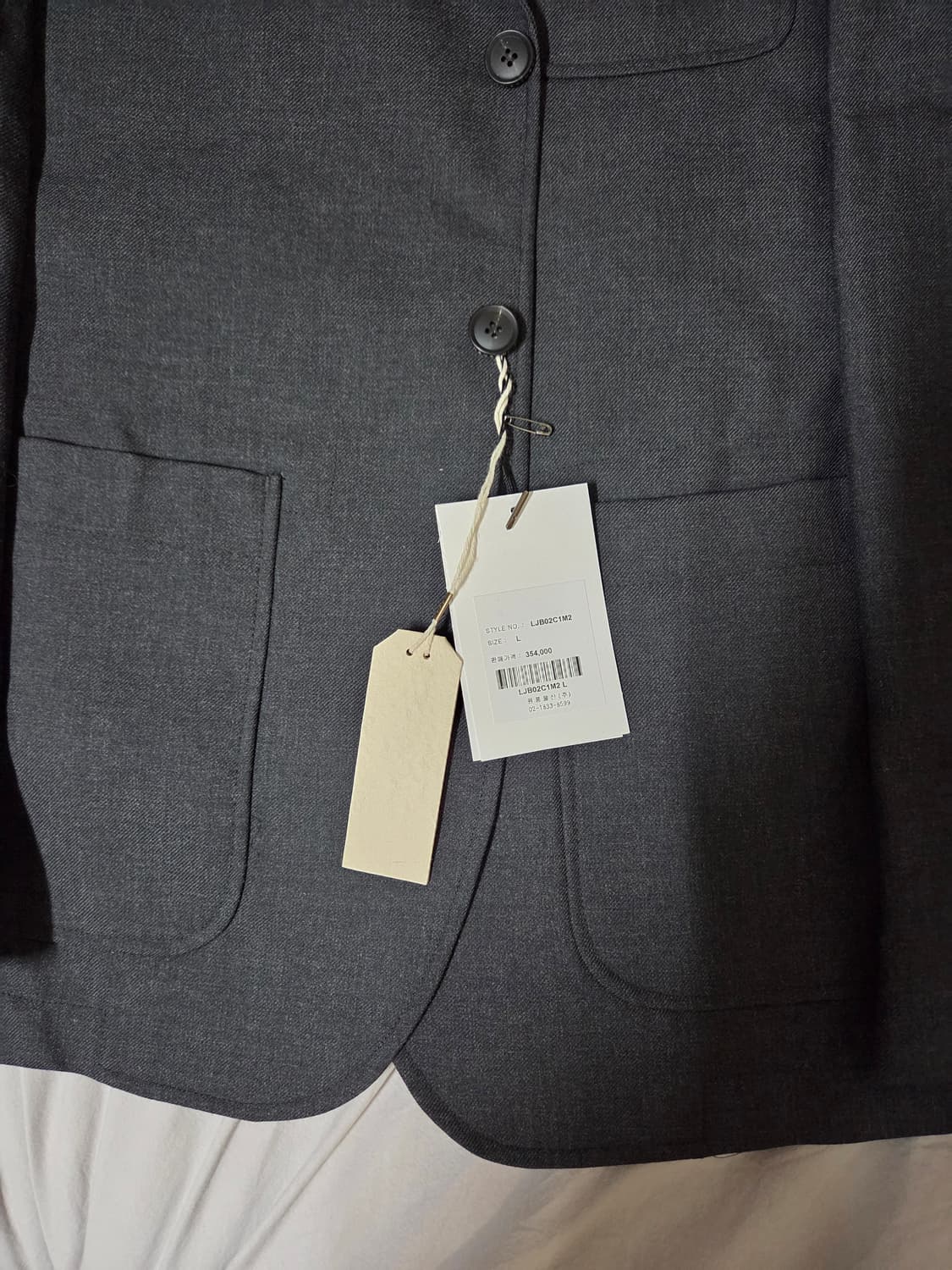 에든버러클럽 Wool Sports 정장 SET-UP(차콜) 상품이미지2