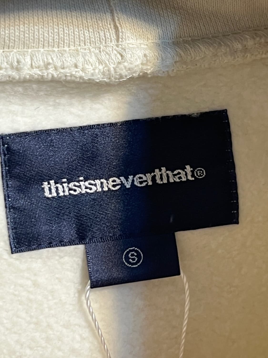 디스이즈네버댓 핑크 로고 화이트 후드티 (338) 상품이미지5