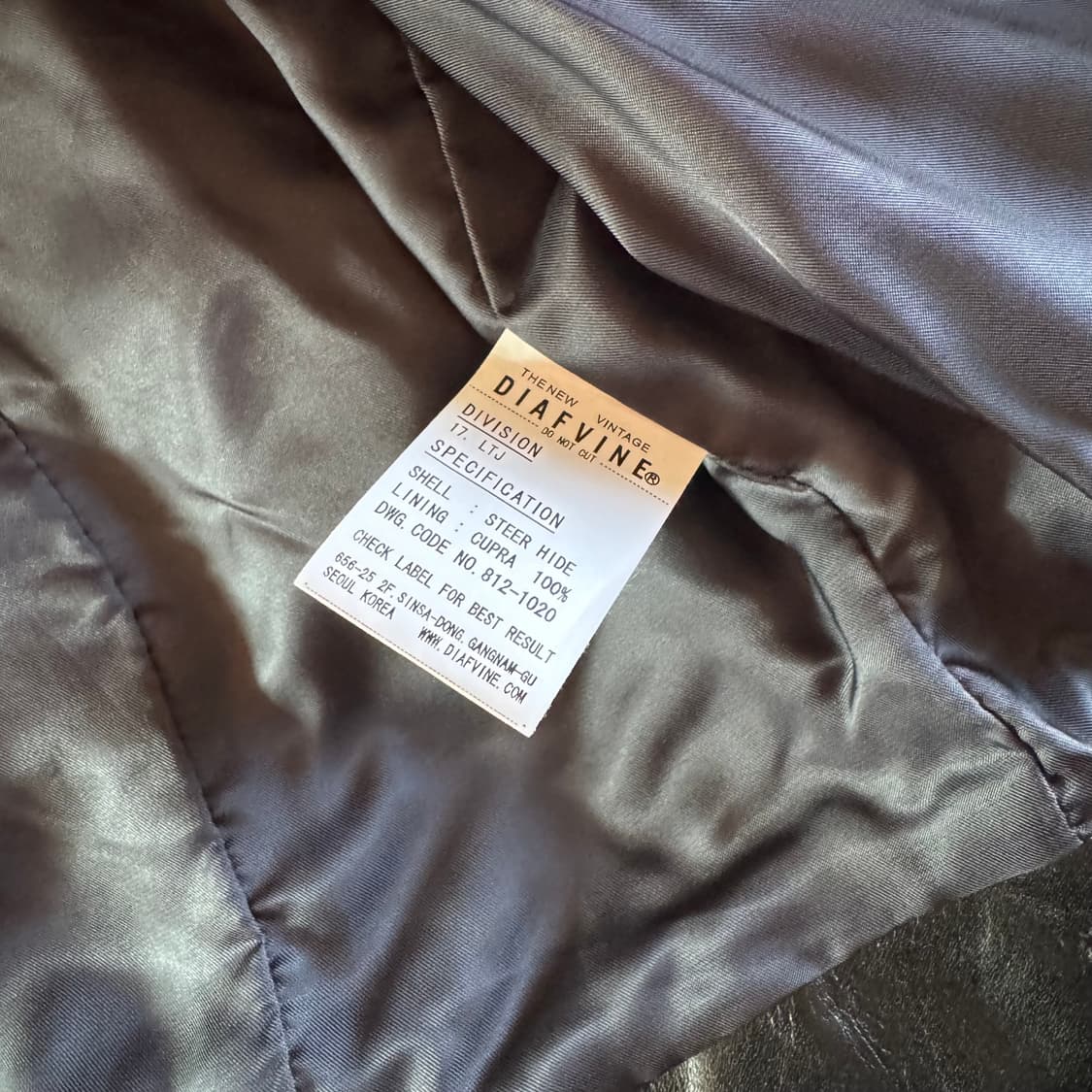 디아프바인 죠니 스티어하이드 라이더자켓 L 상품이미지4