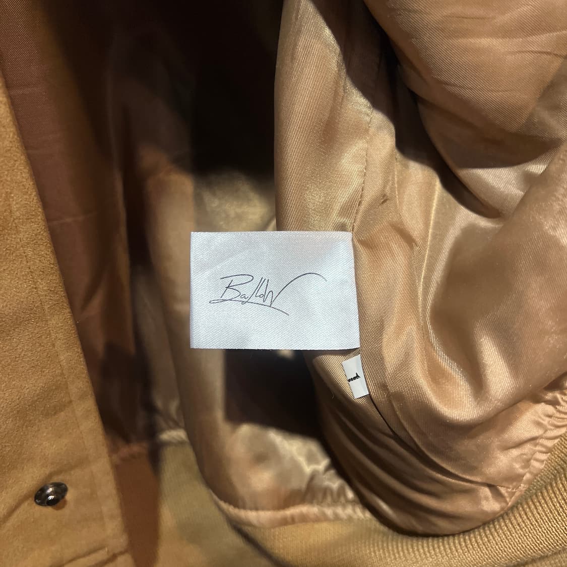 빈티지 스웨이드 봄버 자켓 상품이미지4