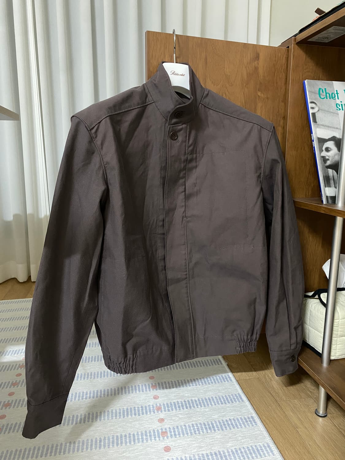 ee 코튼 블루종 다크브라운 s사이즈 상품이미지2