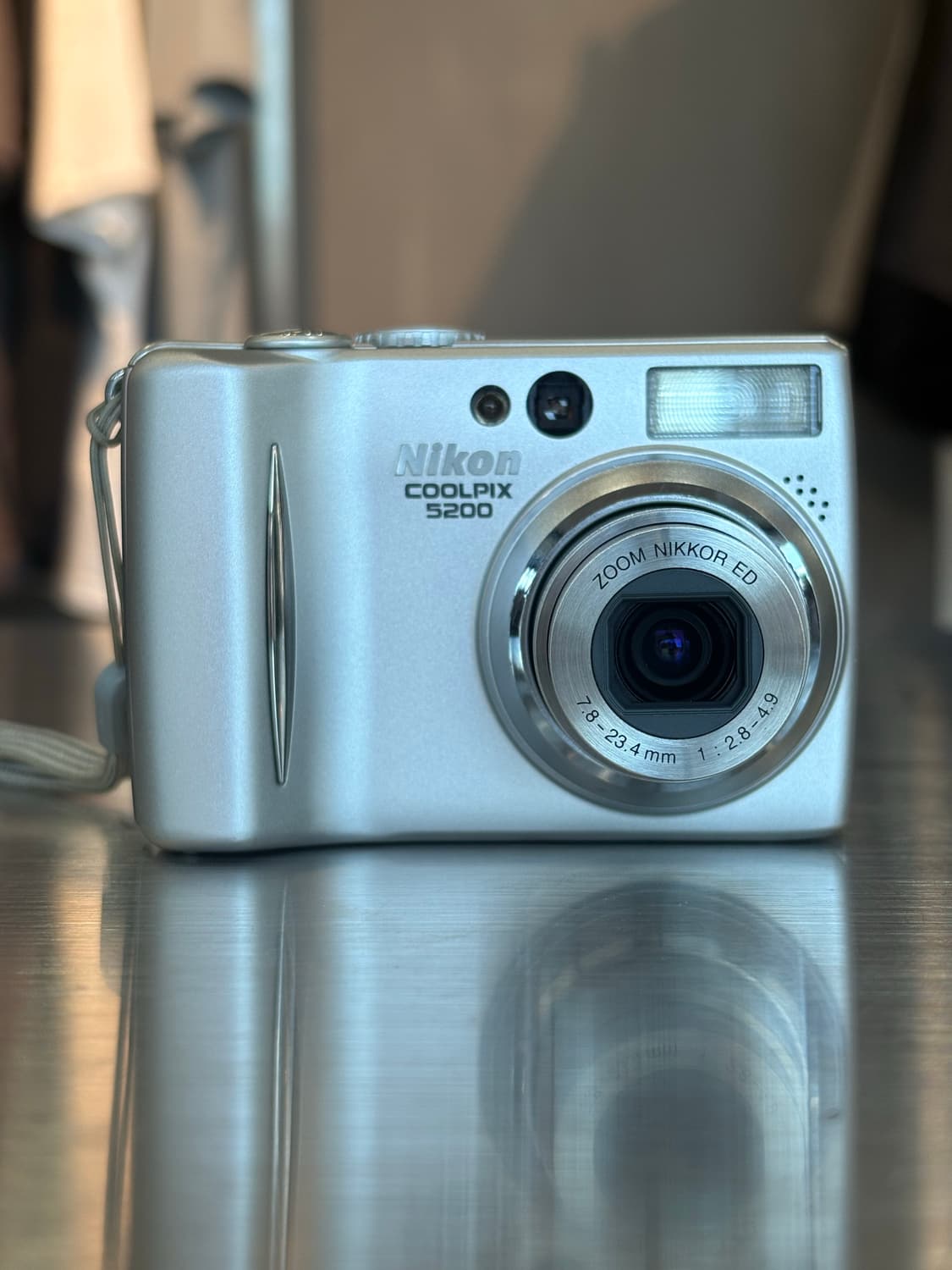 한글지원/날짜표시)니콘 쿨픽스 5200 실버 빈티지디카 상품이미지1