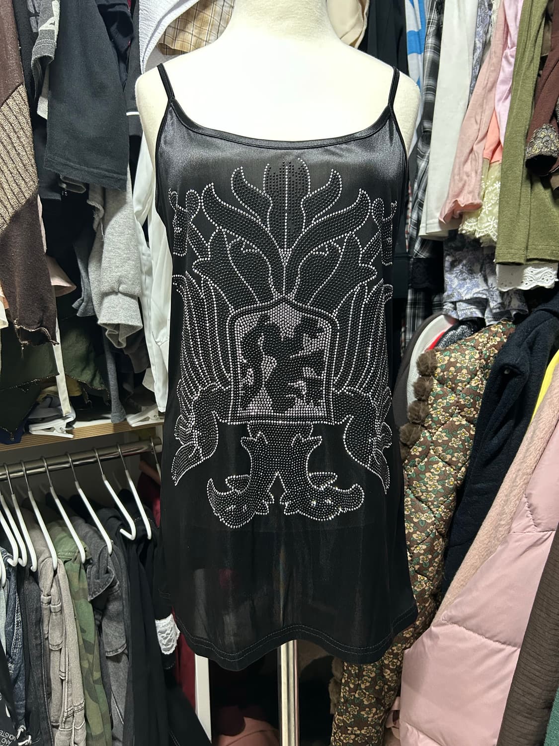 펑크 스터드 슬리브리스 상품이미지1