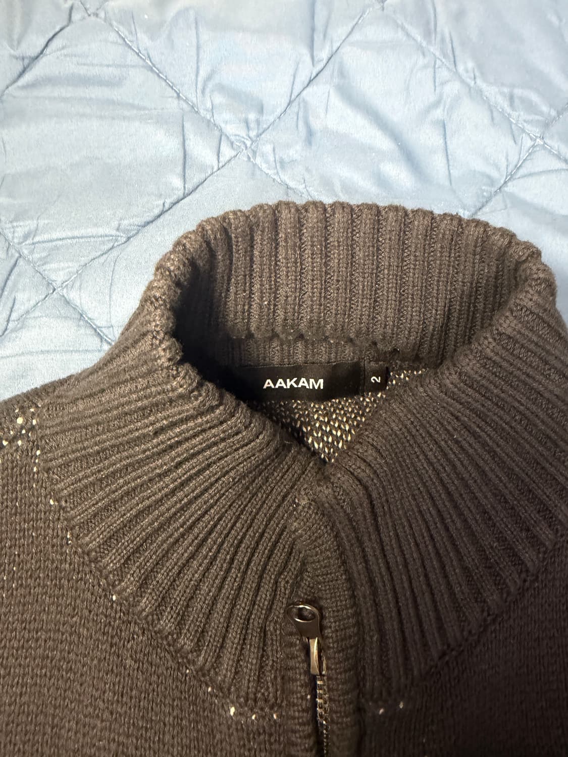 아캄 니트집업 2 상품이미지2