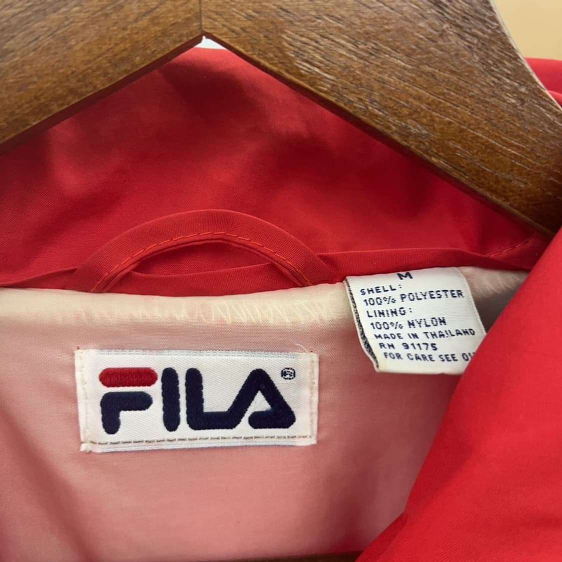 휠라 올드스쿨 스윙톱 레트로 키치로고 바람막이 M C08449 상품이미지5