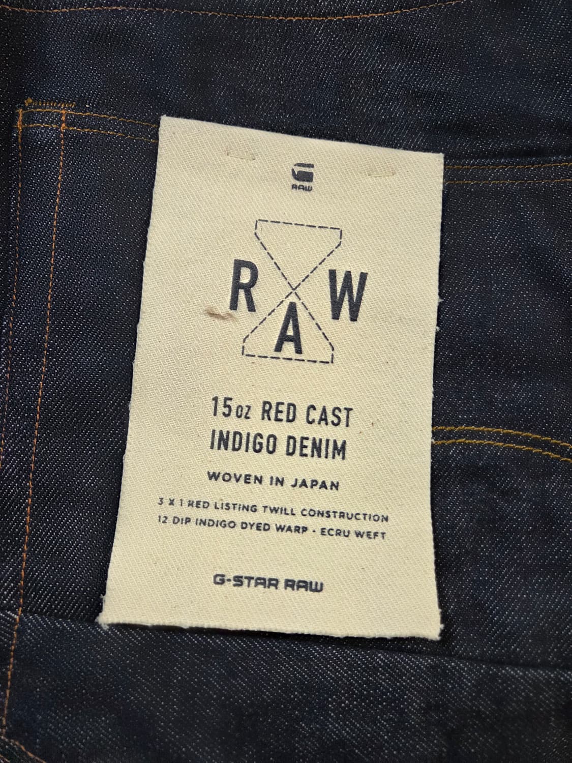 G-Star Raw 롤업 데님 청바지(W33/L32) 상품이미지6