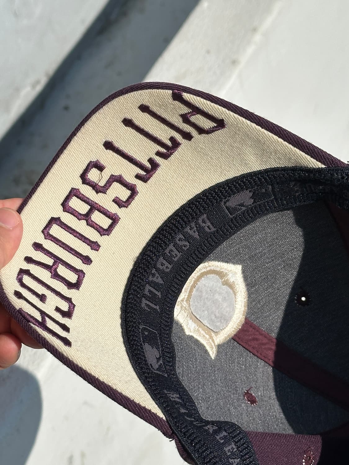 [M-XL] MLB 엠엘비 피츠버그 퍼플 볼캡 모자 상품이미지5