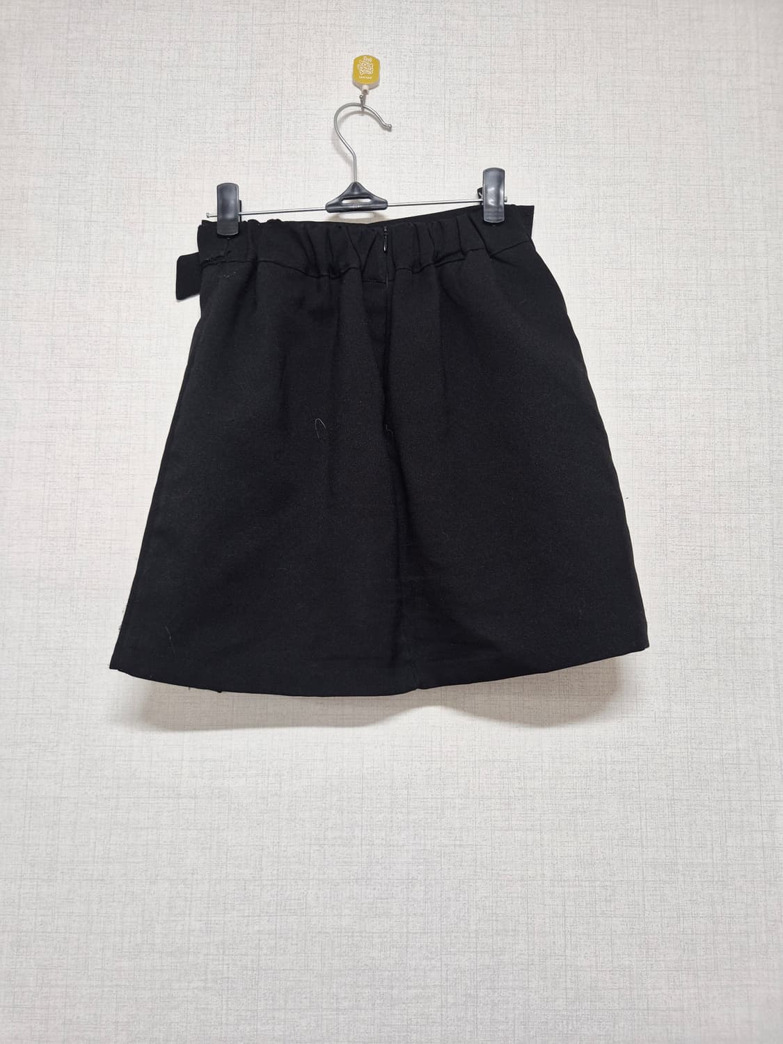 블랙 랩 스커트 상품이미지2