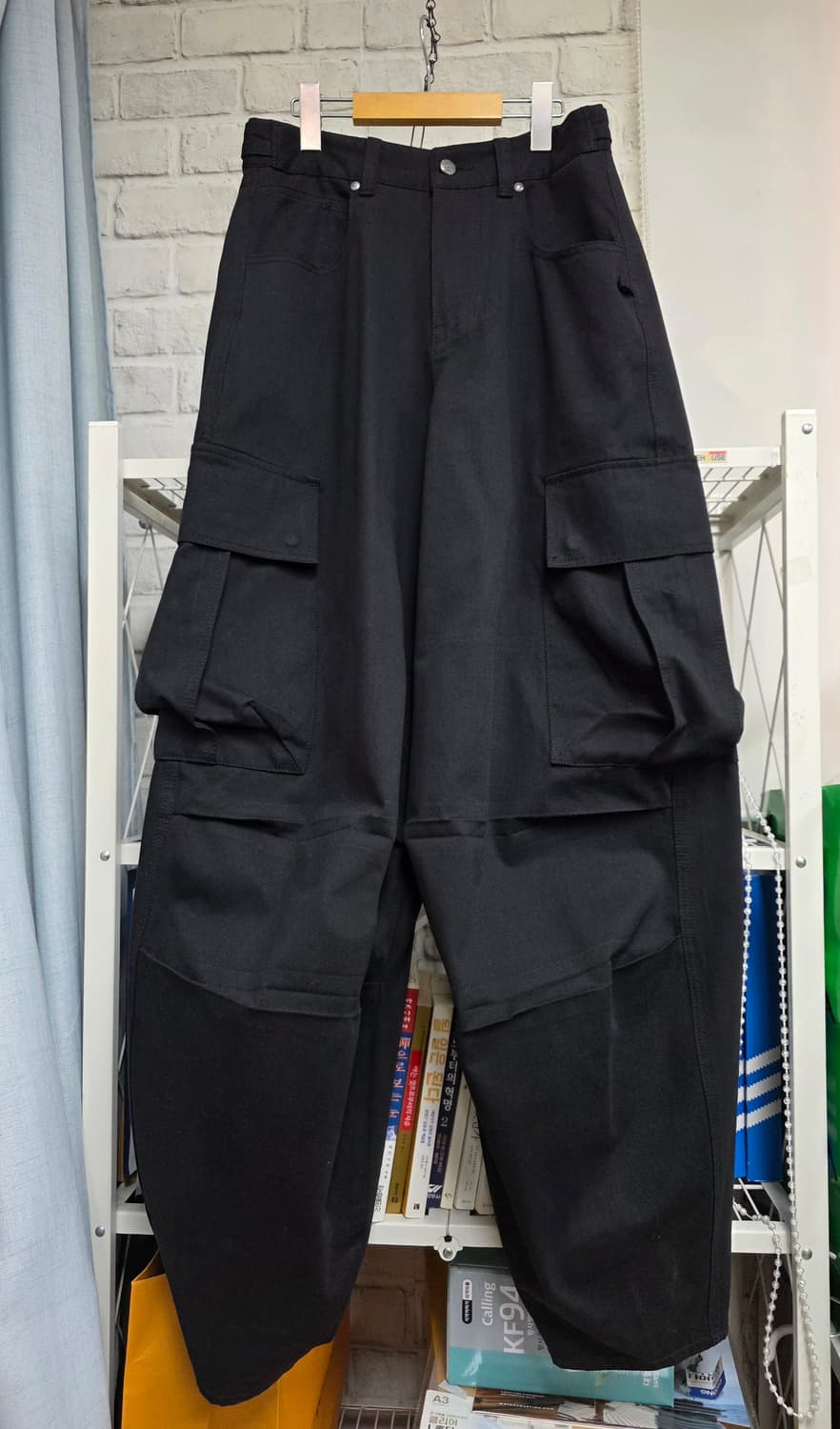 IDWS 아이돈워너셀 트윌 벌룬 와이드 카고팬츠 24 28 힙합 MM28 상품이미지1