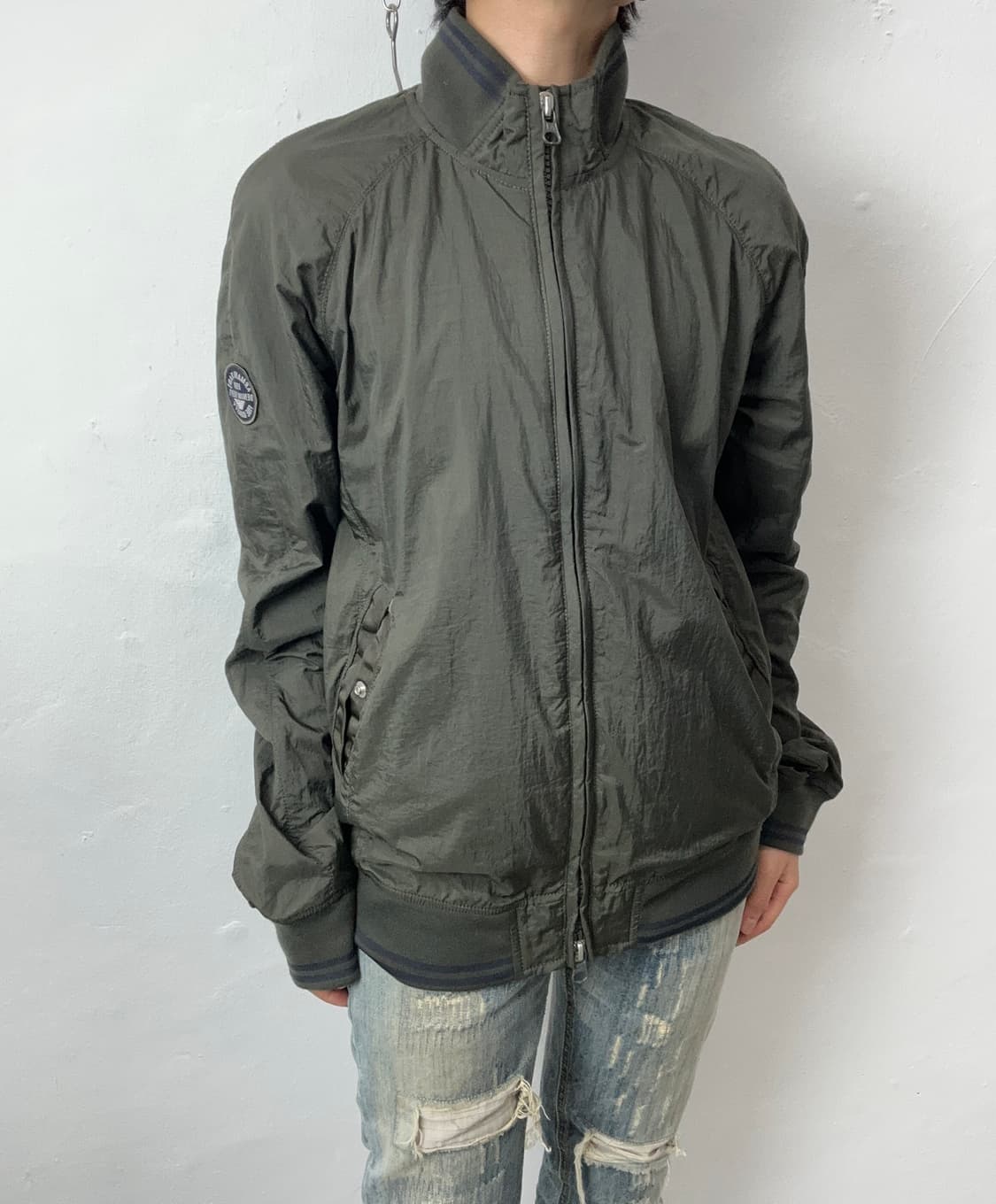 Armani Jeans Khaki Tech Stretch Zip Jack 상품이미지2
