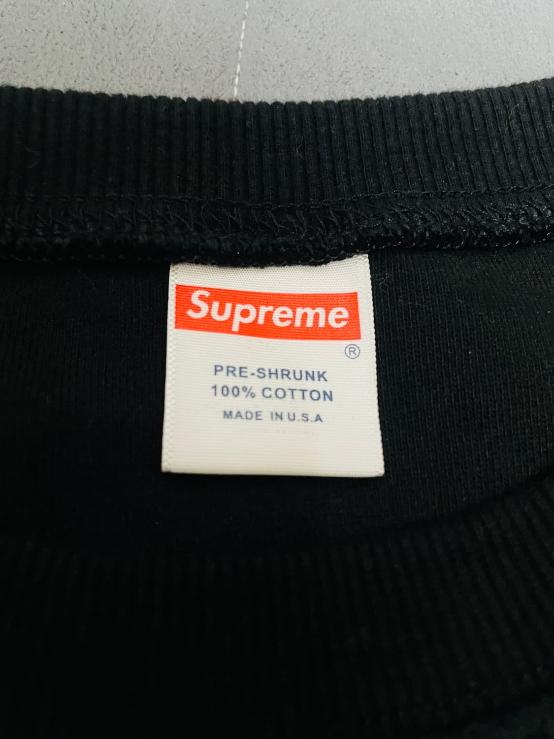슈프림 크루넥 맨투맨 L사이즈 상품이미지4