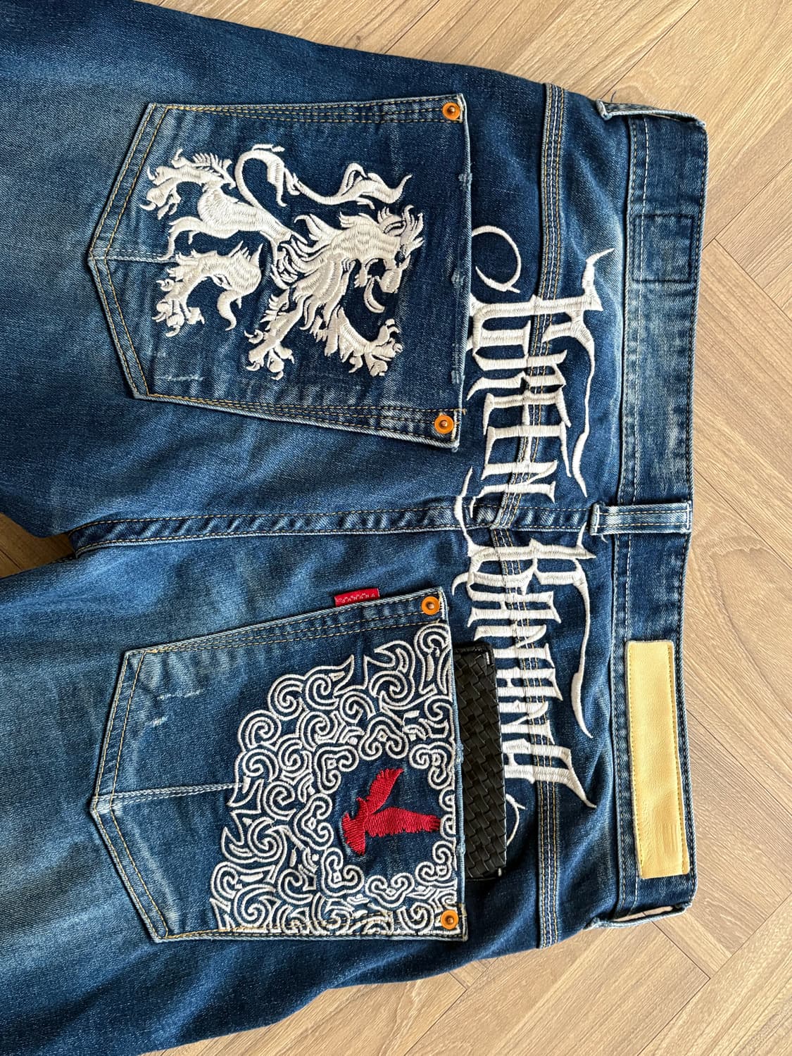 GREEN BANANA 자수 바지 상품이미지2