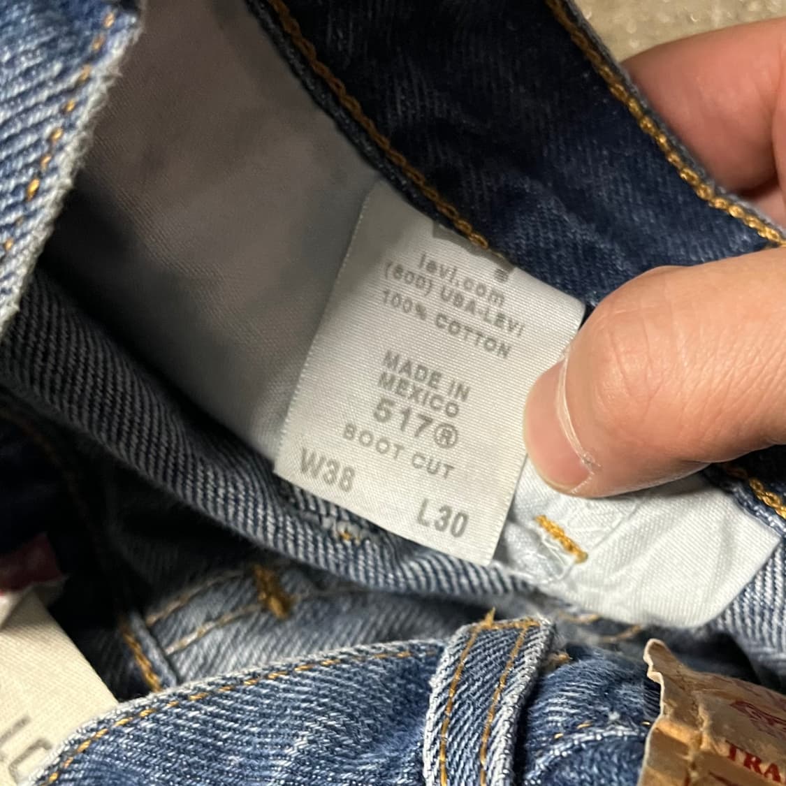 00s Levis517 데님 부츠컷 (36“) 상품이미지6