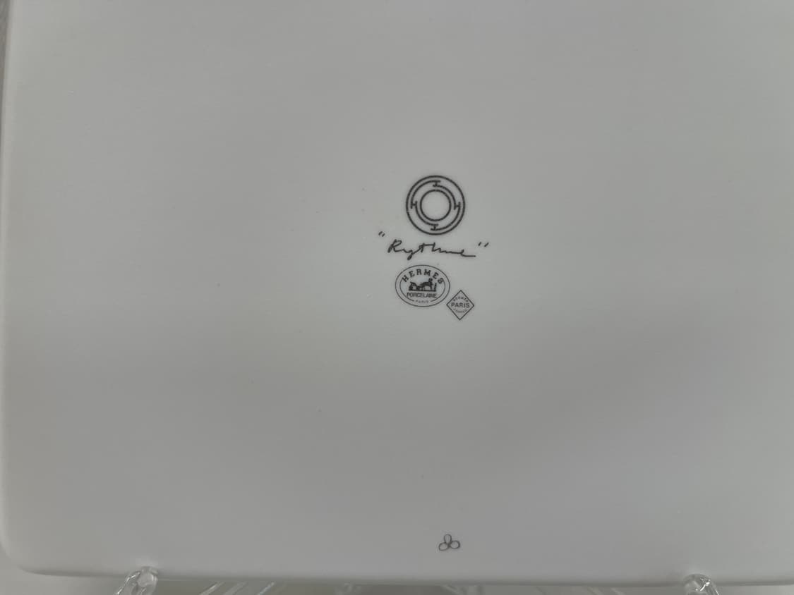 에르메스 리듬 그린 스퀘어 플레이트 1P HERMES 상품이미지4