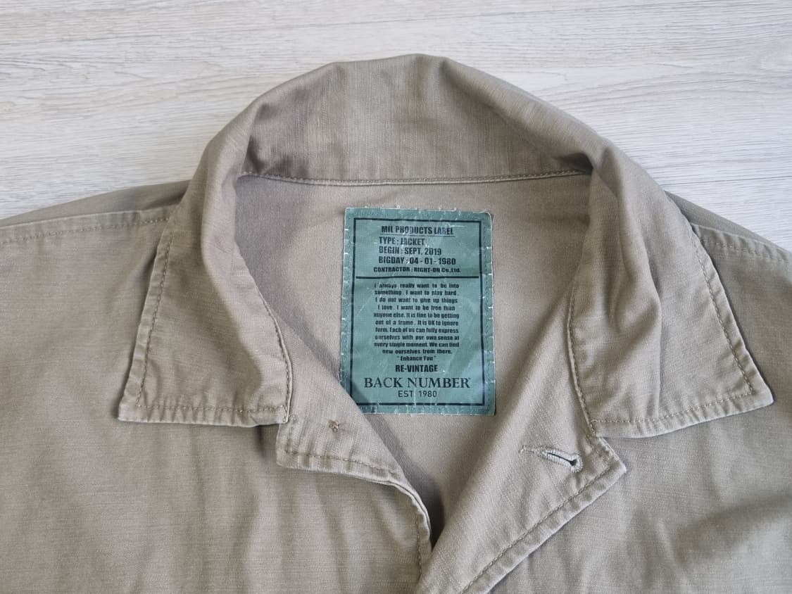 BACK NUMBER 백사틴 셔켓 상품이미지5