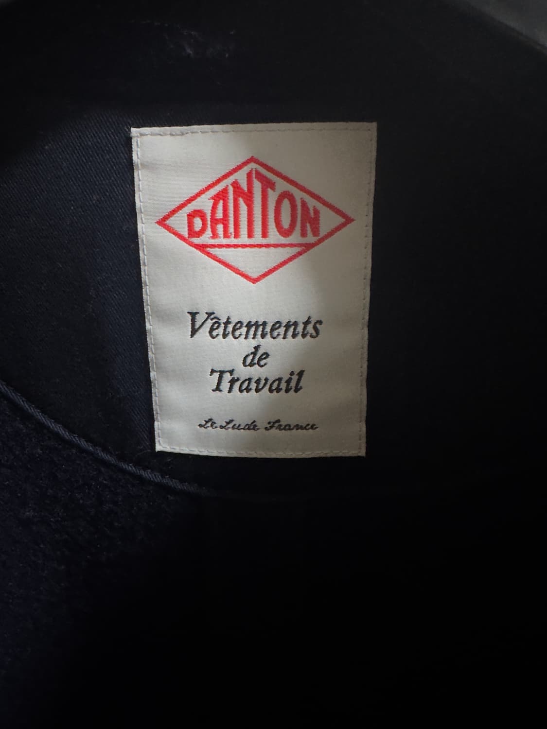 단톤 하프코트 네이비 23fw #DT-A0010WOP 상품이미지3