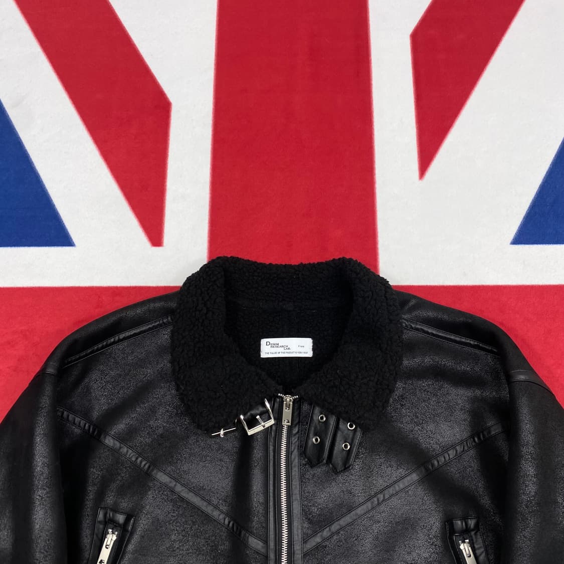 빈티지 오버핏 투웨이 무스탕 여성 Free  상품이미지3