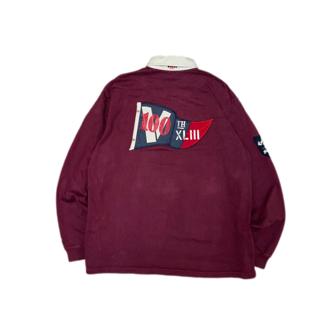Van Jac rugby shirt Burgundy  상품이미지5