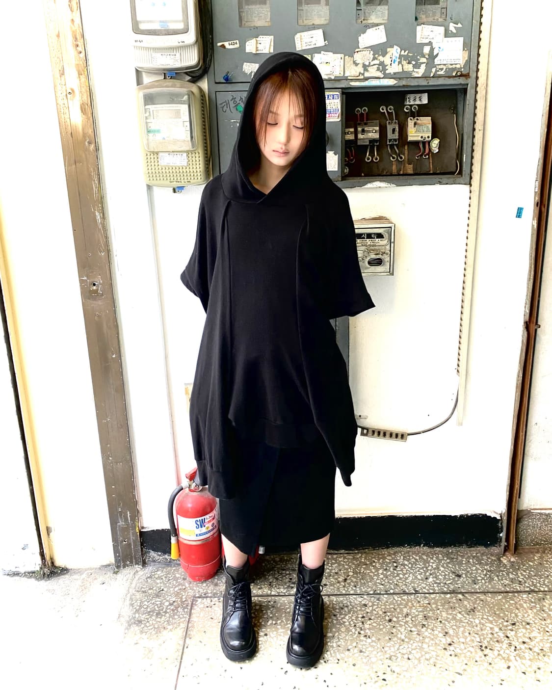 Y’s by 요지 야마모토 2020 S/S 기믹 슬리브리스 후드 상품이미지8